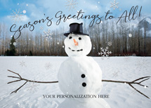 Mr. Frosty Holiday Greeting Cards