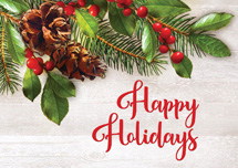 Woodland Sprig Holiday Greeting Cards
