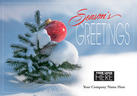 Mighty Green Tree Holiday Logo Cards