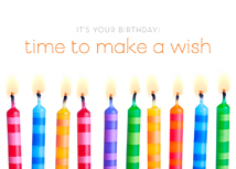 Wish Time! Happy Birthday Cards